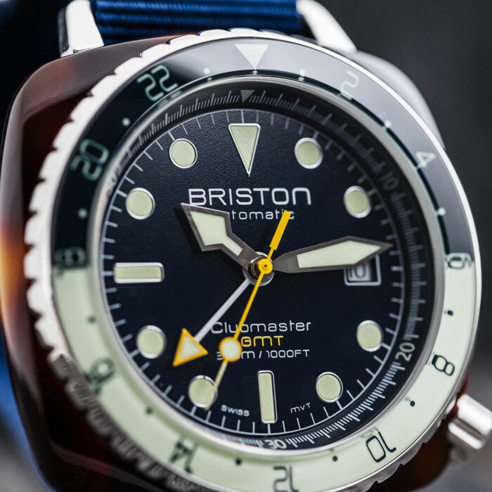 Montre Briston Clubmaster Diver Pro GMT bleu