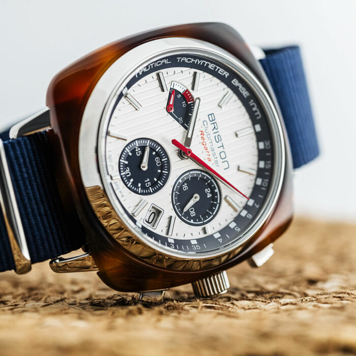 montre briston regatta cadran blanc
