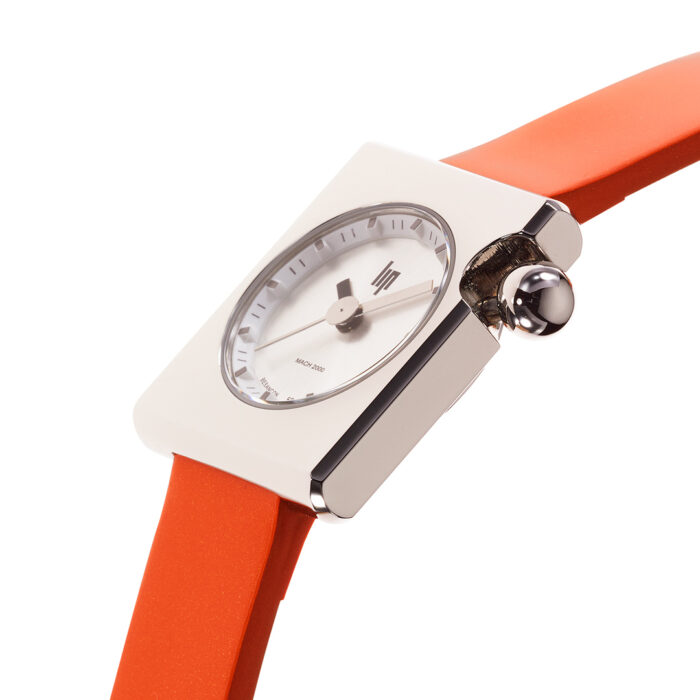 Montre Lip Mach 2000 Mini Square Orange 671175