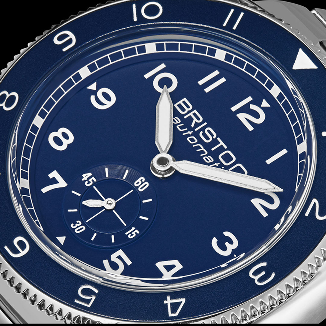 Montre Briston Clubmaster Legend Petite Seconde Bleu