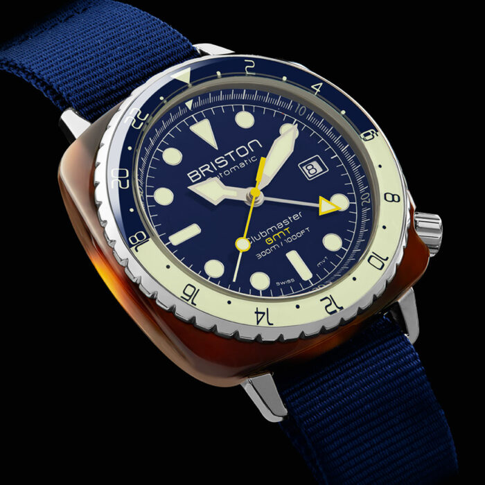 Montre Briston Clubmaster Diver Pro GMT Bleu