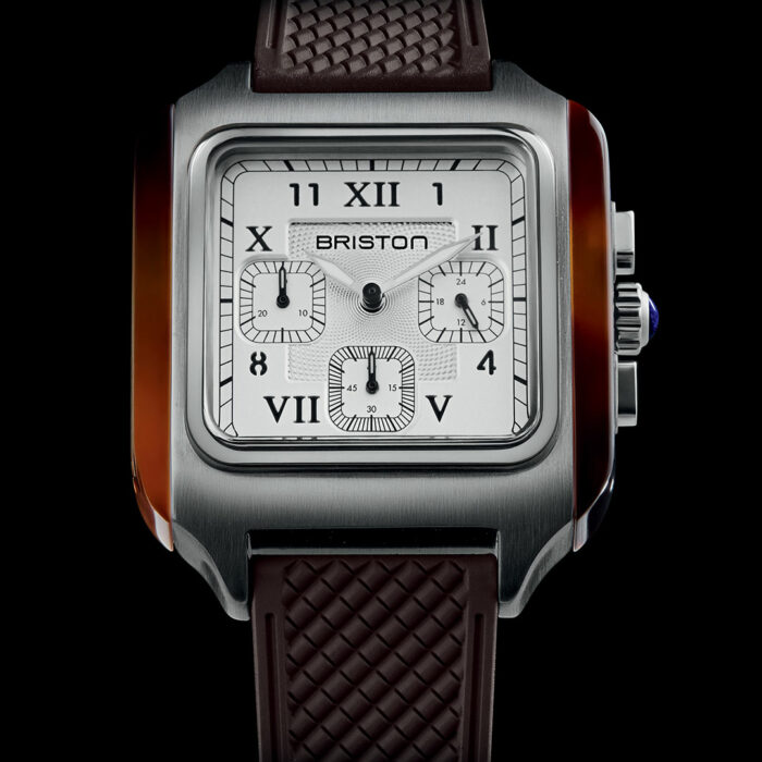 Montre Briston Streamliner Kennedy Chrono Marron