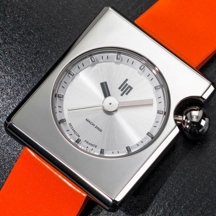 Montre Lip Mach 2000 Mini Square Orange 671175