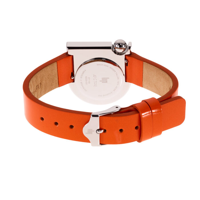 Montre Lip Mach 2000 Mini Moon Orange Argent 671165 – Image 5