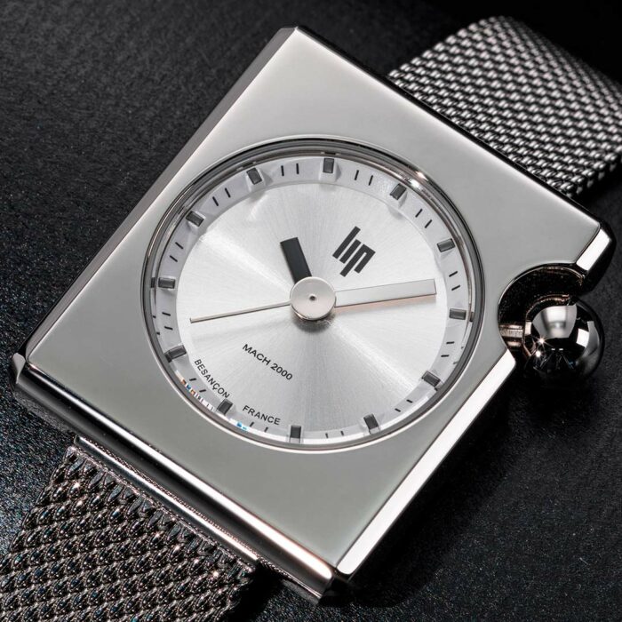 Montre Lip Mach 2000 Mini Square Argent 671172