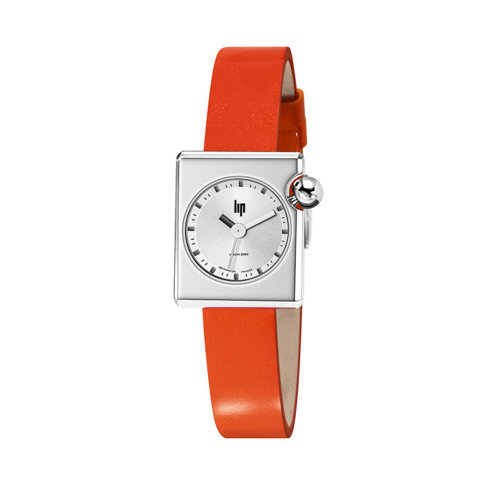 Montre Lip Mach 2000 Mini Square Orange 671175