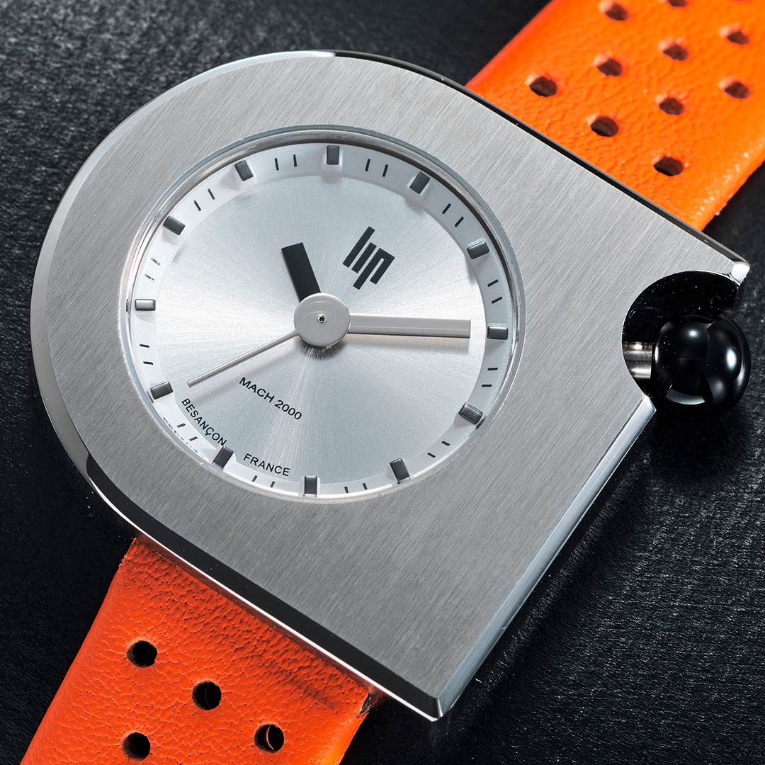 671190-5 Montre Lip Mach 2000 Mini Moon orange 671190