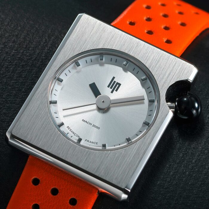 Montre Lip Mach 2000 Mini Square Orange 671192