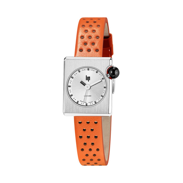 Montre Lip Mach 2000 Mini Square Orange 671192