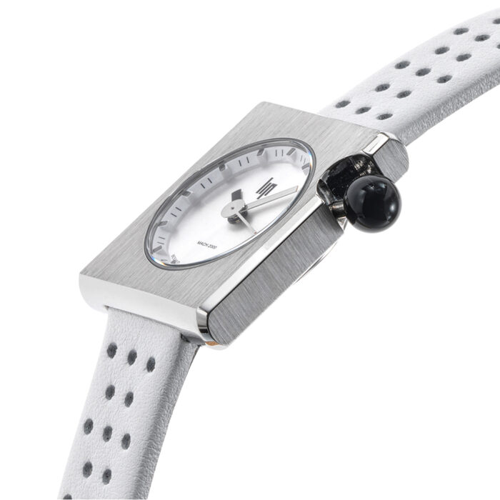 Montre Lip Mach 2000 Mini Square Blanc 671193