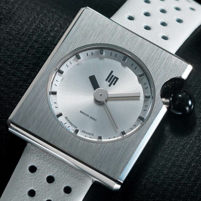 Montre Lip Mach 2000 Mini Square Blanc 671193