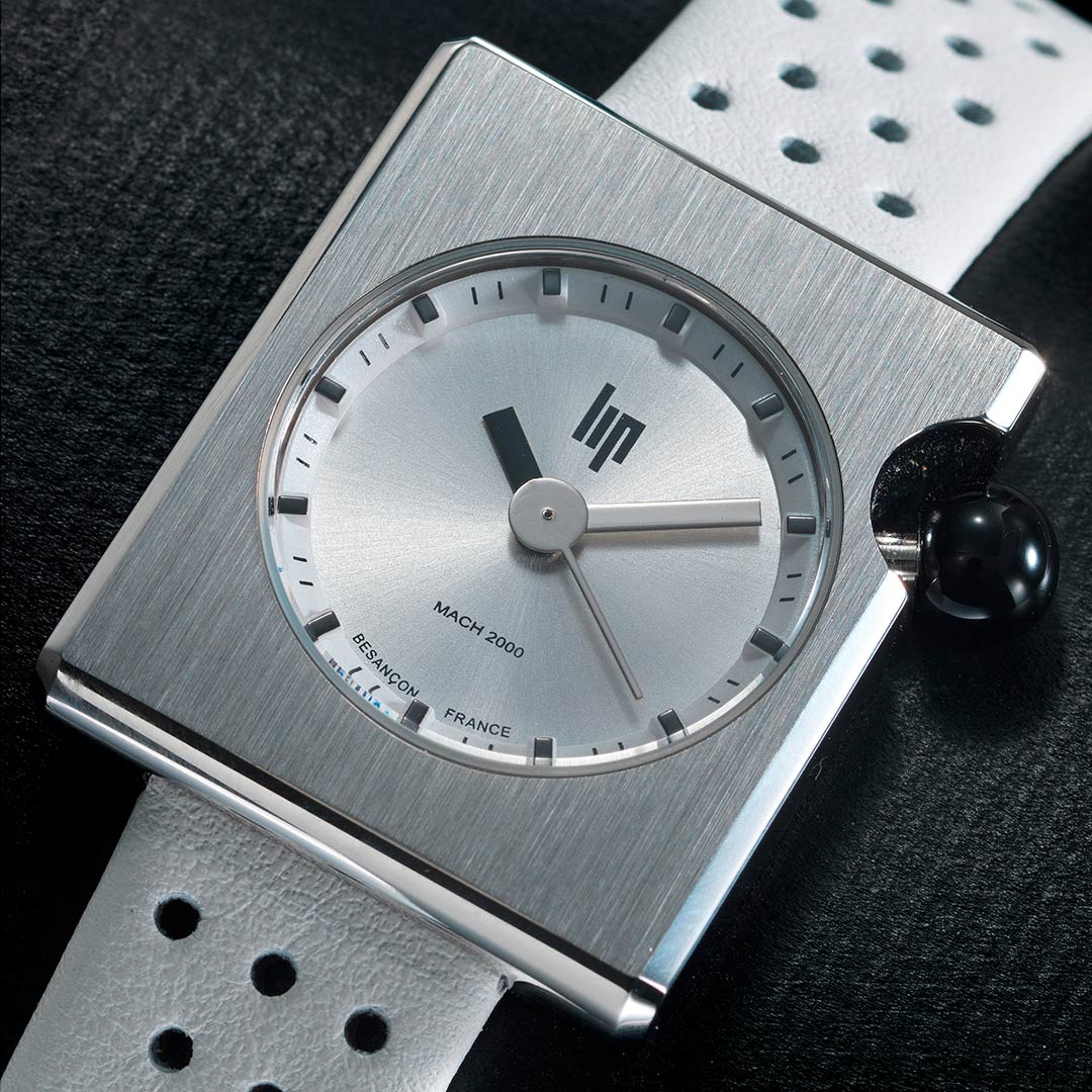 Montre Briston Clubmaster Sport Blanc* Montre Lip Mach 2000 Mini Moon blanc 671193