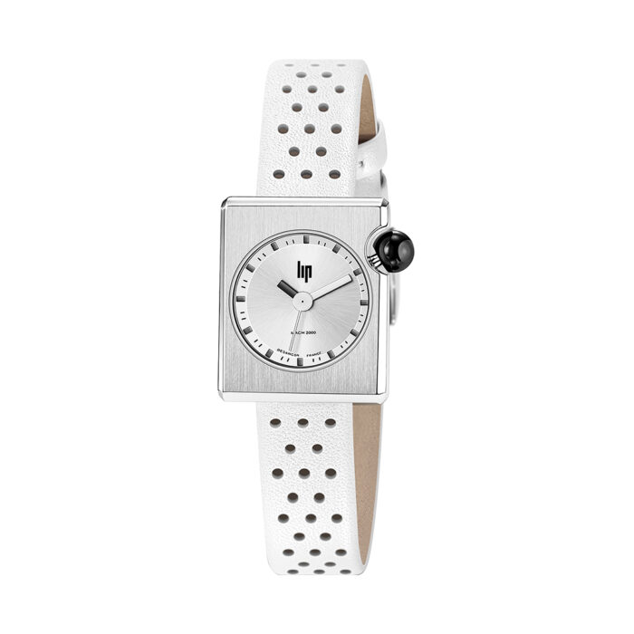 Montre Lip Mach 2000 Mini Square Blanc 671193