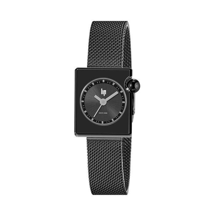 Montre Lip Mach 2000 Mini Square Noir 671391