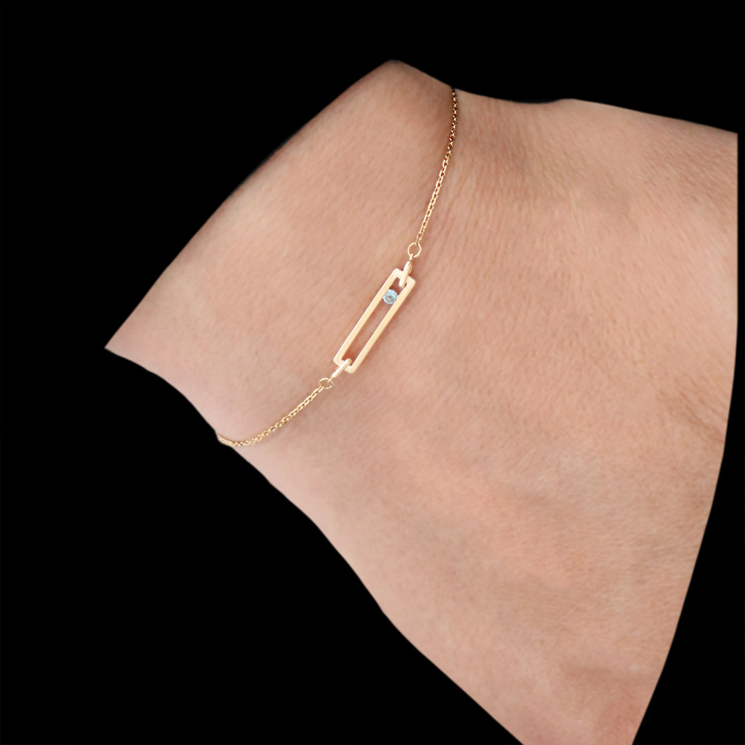 bracelet-topaze-or-jaune Bracelet topaze