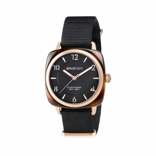 Montre Briston Clubmaster Chic Rose Gold Noir