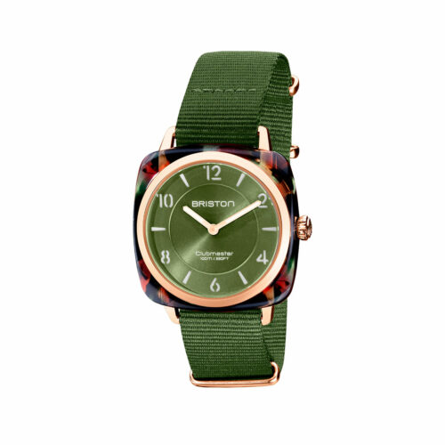 Montre Briston Clubmaster Chic Vert Olive gold