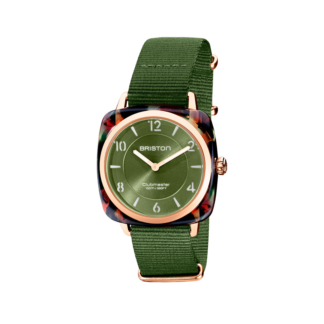 briston-Clubmaster-CHIC—HM-2025-21536.PRA.UG.26.NOL Montre Briston Clubmaster Chic Vert Olive