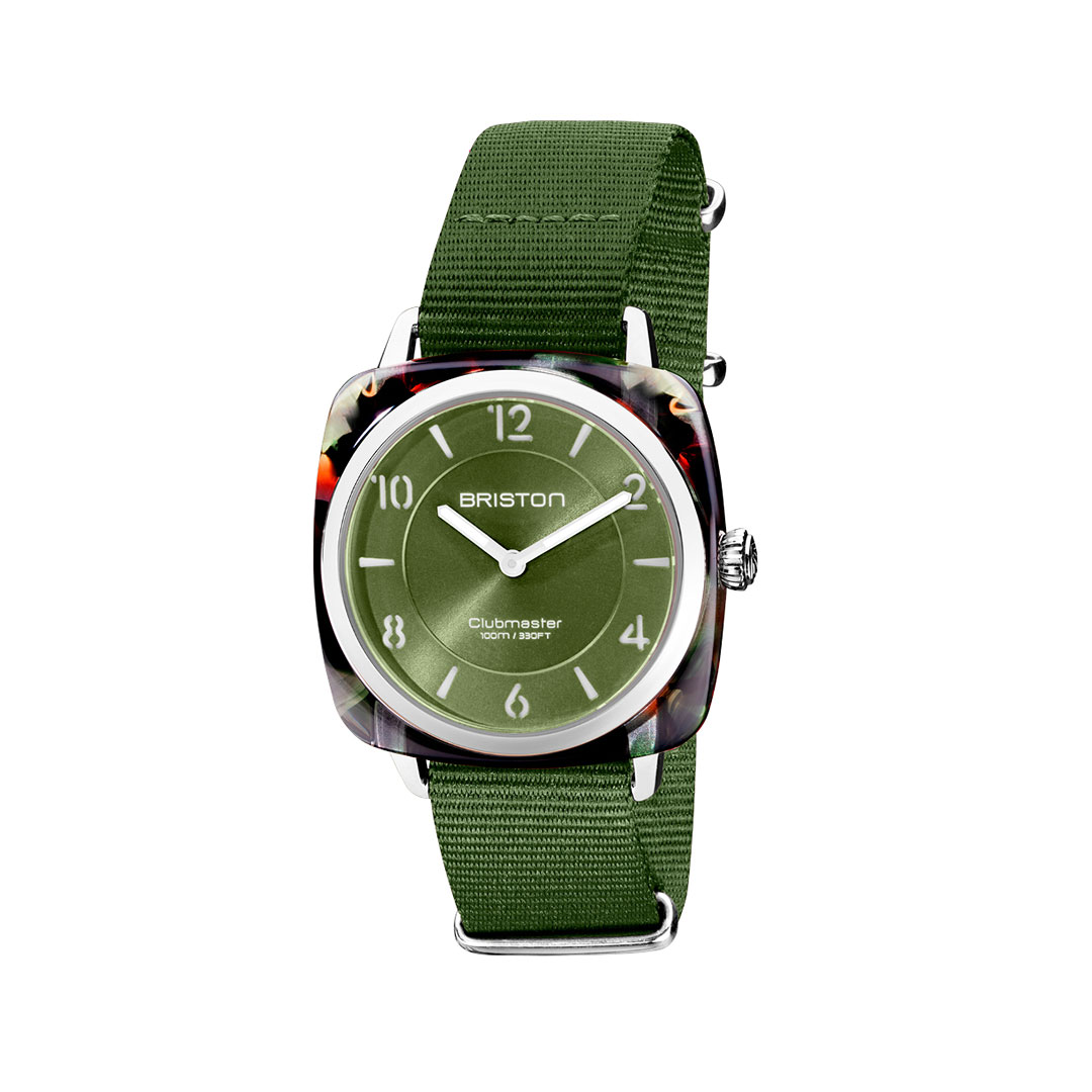 briston-Clubmaster-CHIC—HM-2025-21536.SA.UG.26.NOL Montre Briston Clubmaster Chic Vert Olive