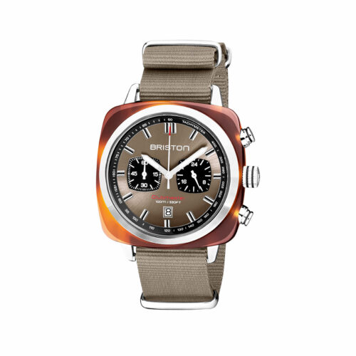 Montre Briston Clubmaster Sport Gris Taupe