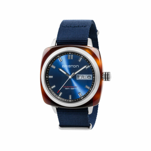Montre Briston Clubmaster Sport HMS Bleu