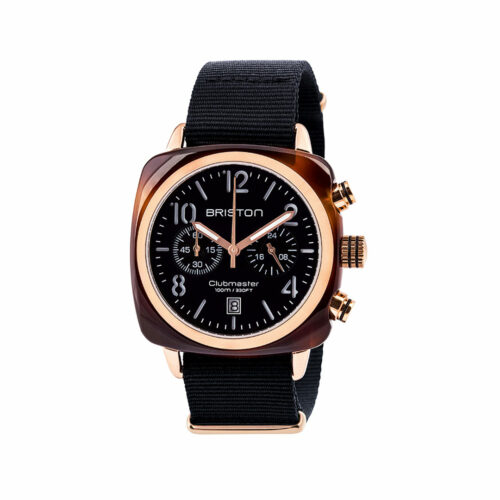 Montre Briston Clubmaster Classic Rose Gold Noir