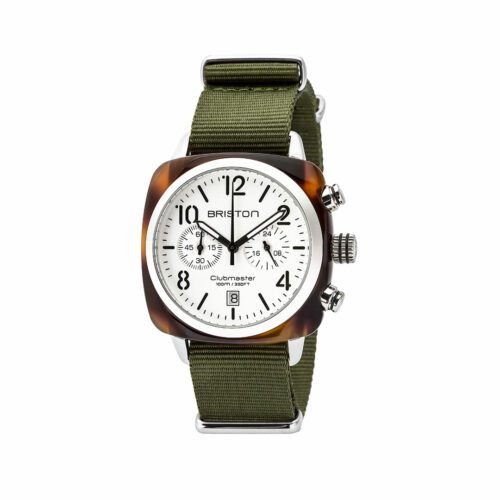 Montre Briston Clubmaster Classic Chrono Blanc