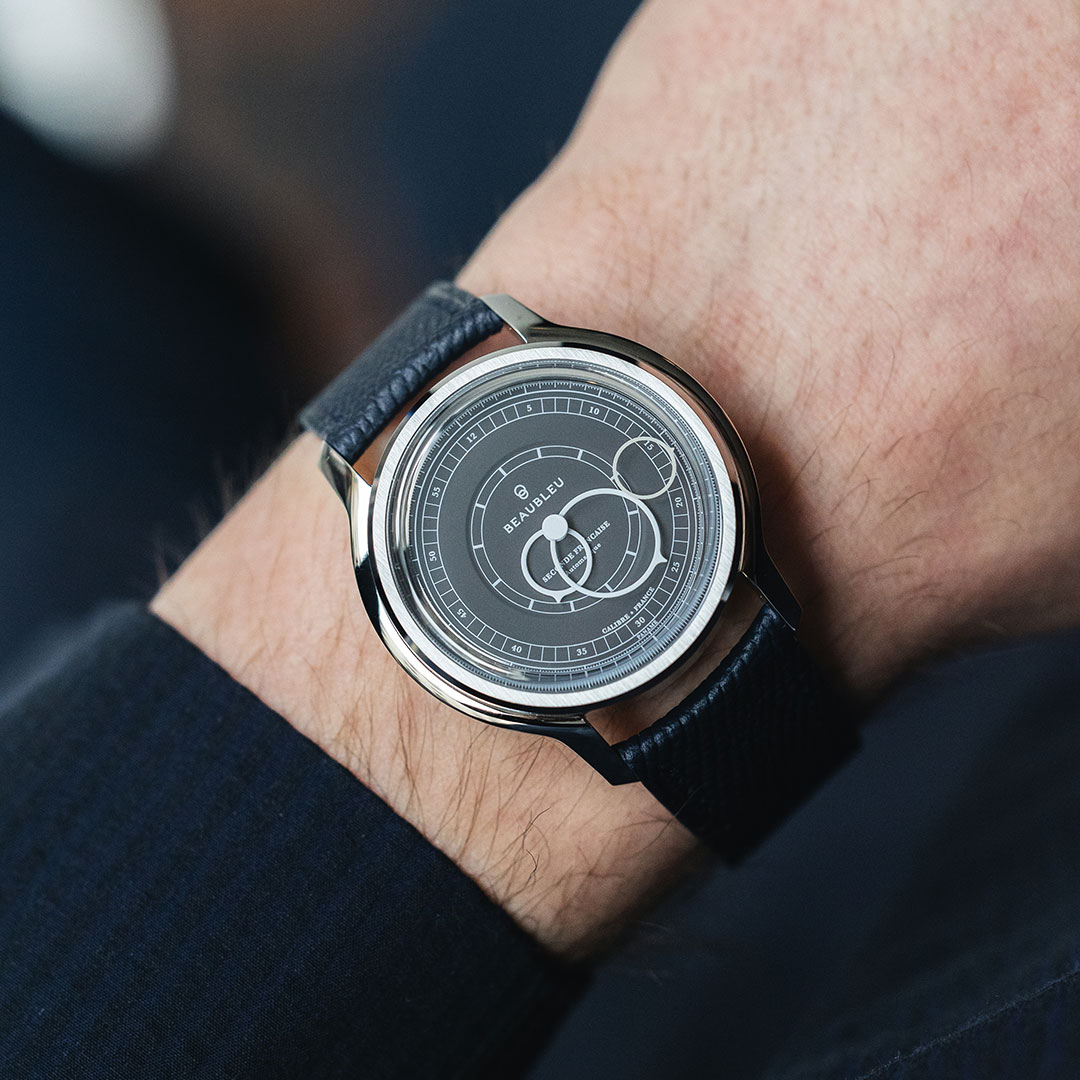 montre-beaubleu-seconde-francaise-19-24-gris Montre Beaubleu 19.24 gris