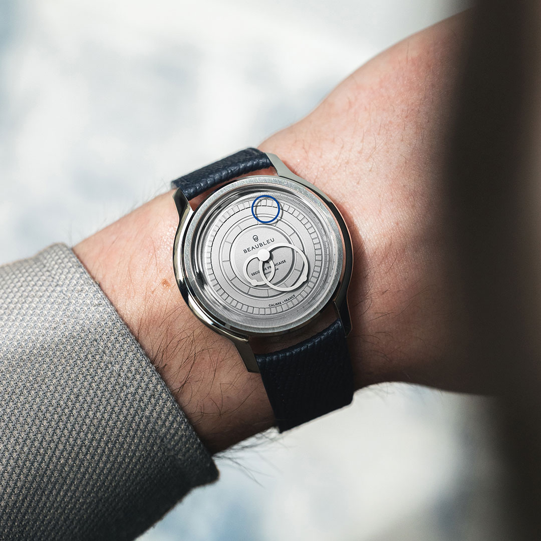 montre-beaubleu-seconde-francaise-20-24-gris-bleu Montre Beaubleu 20.24 gris