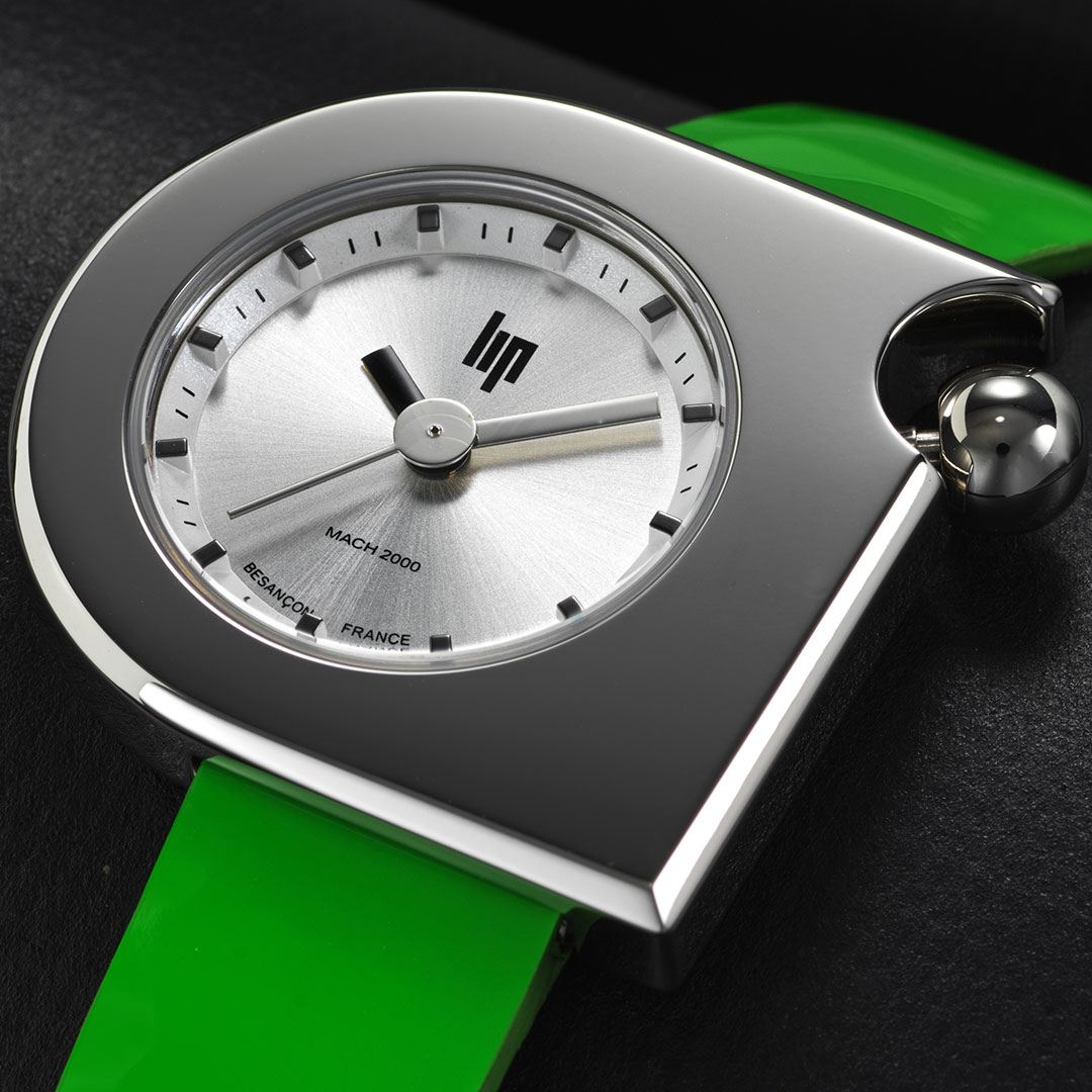 671667_5 Montre Lip Mach 2000 Mini Moon vert 671667