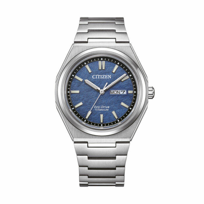 Montre Citizen Super Titanium Date Bleu AW0130-85L
