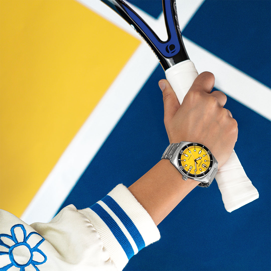 AW1760-81Z-citizen-montre-sunset-eco-drive-5 Montre Citizen Sunset Eco Drive Jaune AW1760-81Z