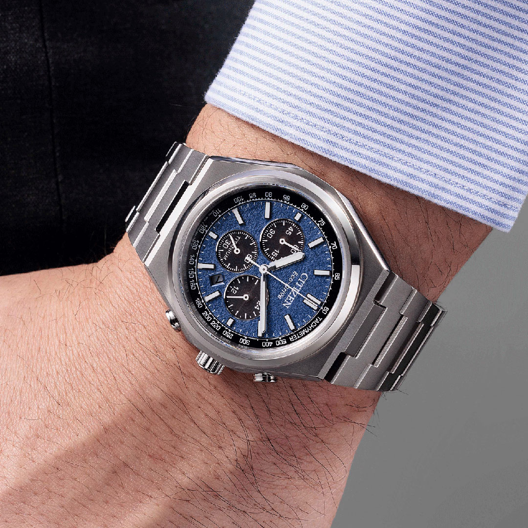 CA4610-85L-citizen-Montre-Super-Titanium-zenshin-bleu-2 Montre Citizen Super Titanium Cadran Bleu CA4610-85L