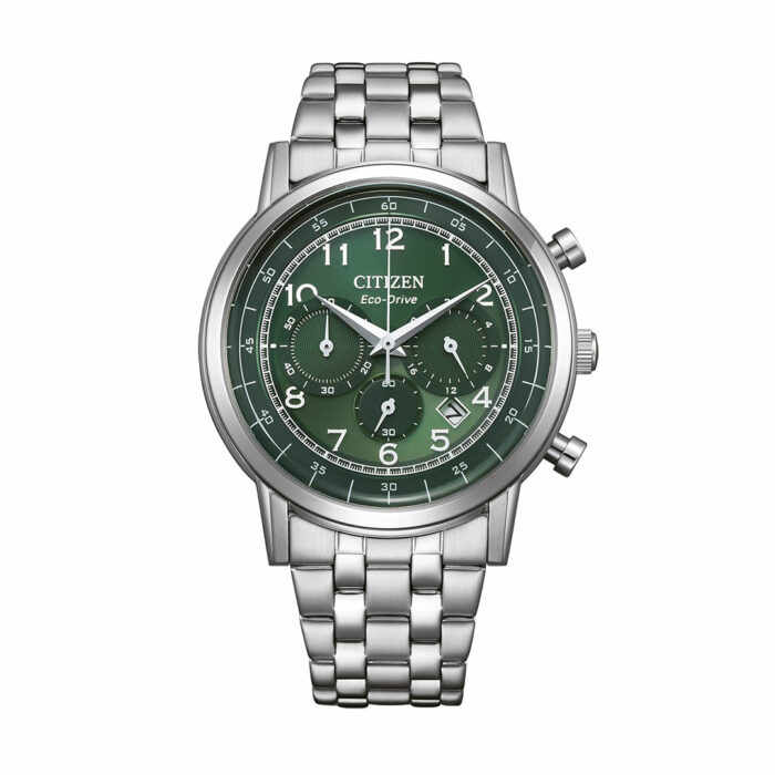 citizen chronographe vert