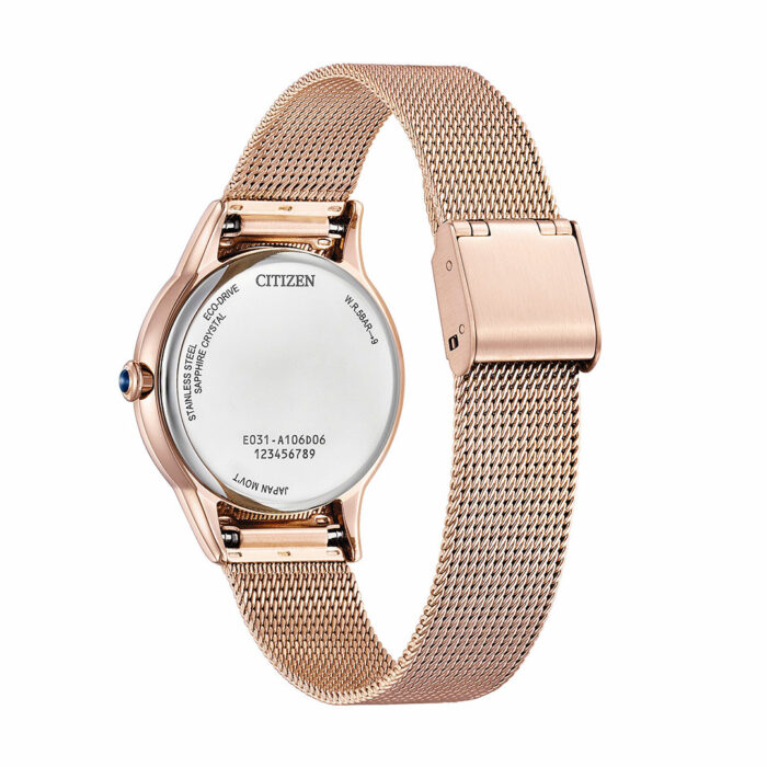 Montre Citizen L Eco-Drive Or Rose EM1153-88A