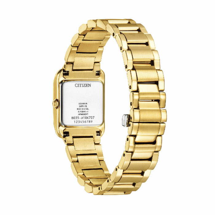 Montre Citizen L Ladies Square Doré EW5602-81D