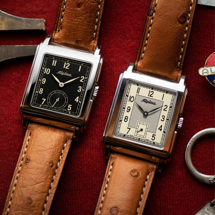 Montre Alpina Heritage Carrée