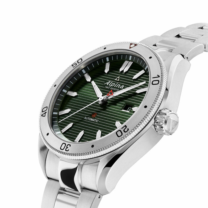 Montre Alpina Acier Cadran Vert AL-525GR5AQ6B