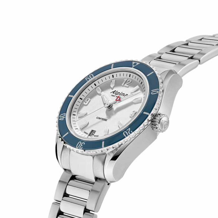 Montre Alpina Alpiner Comtesse Acier Cadran Blanc AL-240S3NC6B – Image 2
