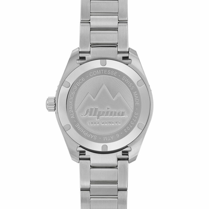 Montre Alpina Alpiner Comtesse Acier Cadran Blanc AL-240S3NC6B – Image 3