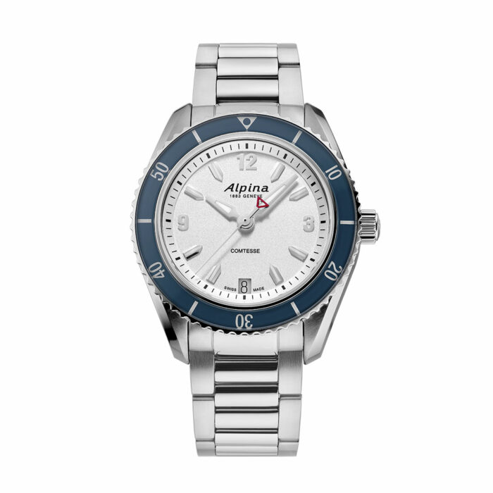 Montre Alpina Alpiner Comtesse Acier Cadran Blanc AL-240S3NC6B
