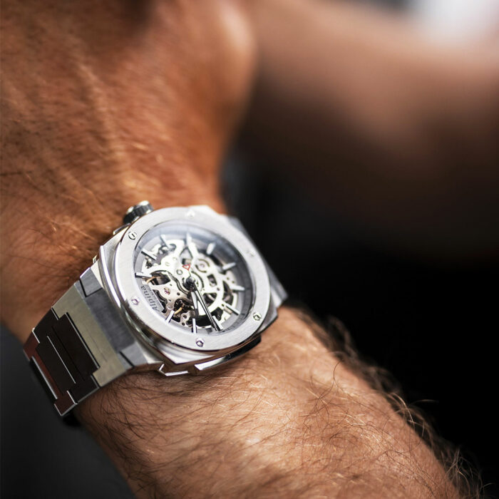 Montre Alpiner Skeleton AL-520GSKT3AE6B
