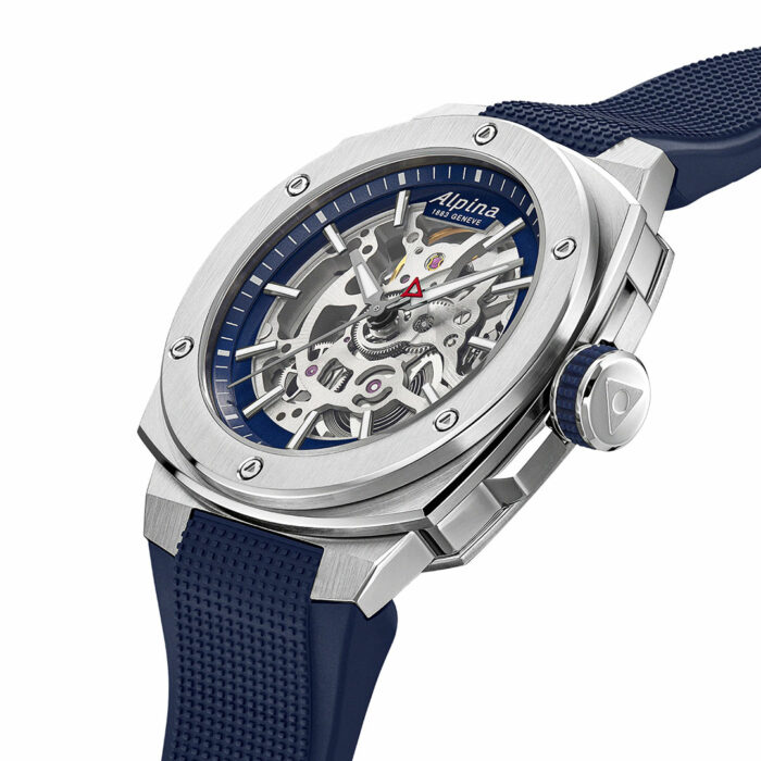 Montre Alpina Extreme Skeleton bleu