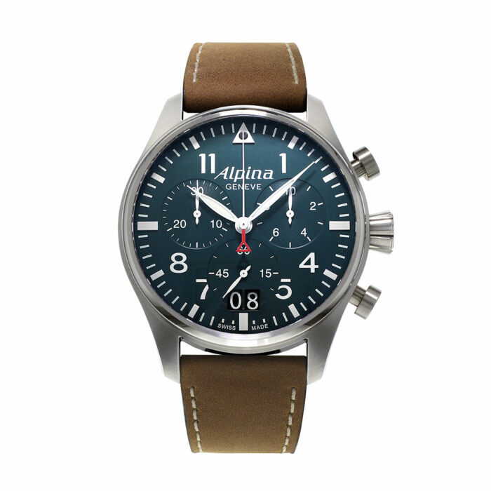 Montre Alpina Pilot Chronograph Big Date AL-372N4S6