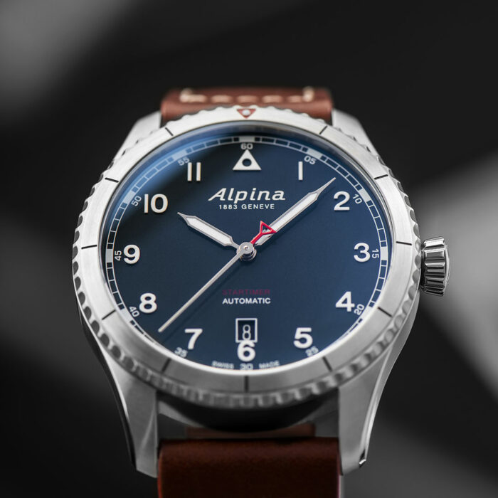 Montre Alpina Startimer Cadran Bleu