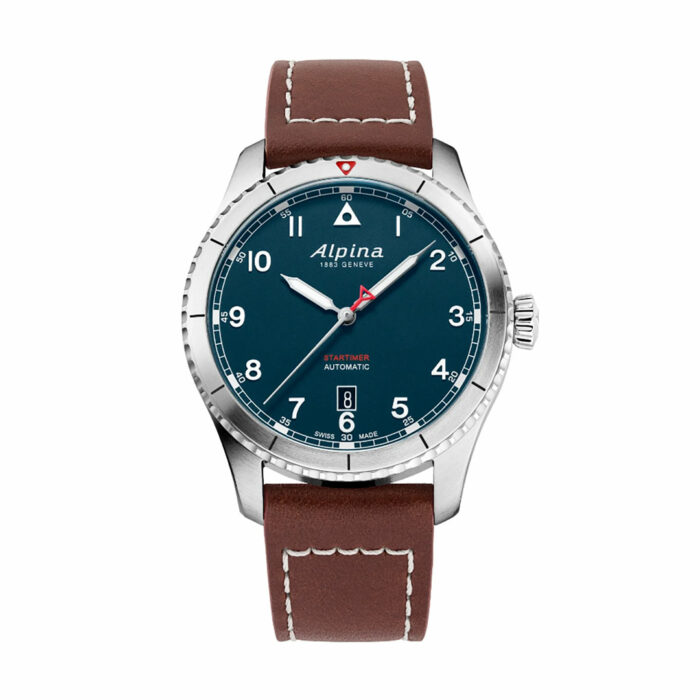 Montre Alpina Pilot Cadran Bleu AL-525NW4S26