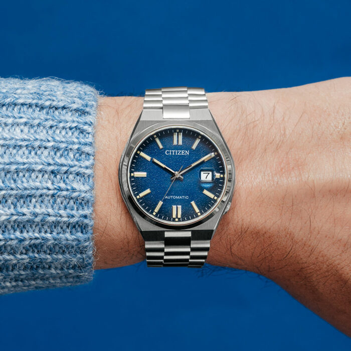 Montre Citizen Tsuyosa Bleu Automatique