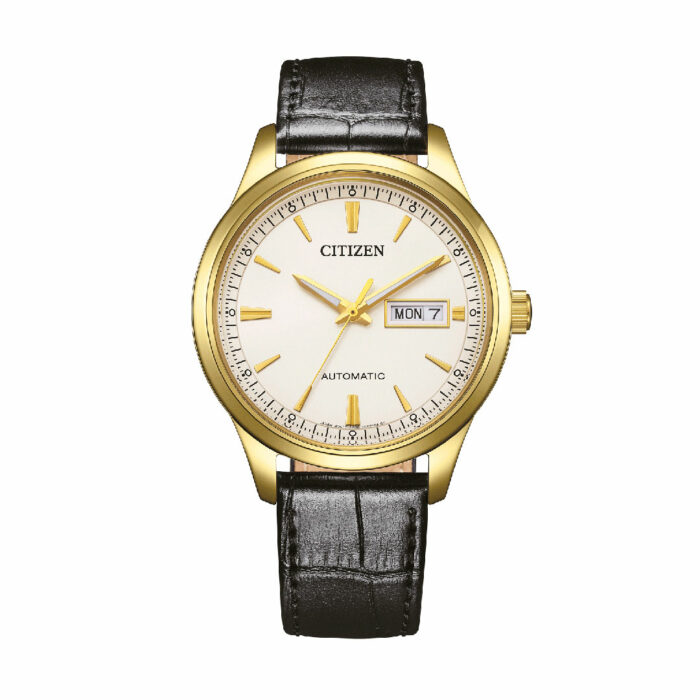 Montre Citizen Platform Mechanical Cuir Doré