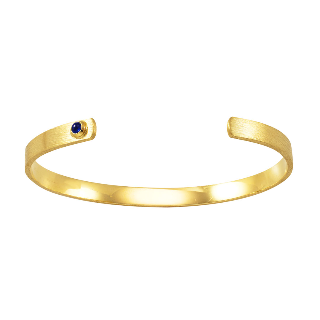bracelet-jonc-homme-or-brosse Bracelet Jonc Brossé Or Massif 18 Carats