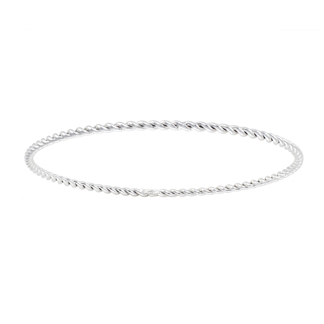 bracelet-jonc-torsade-2mm-or-blanc Bracelet jonc torsadé or blanc